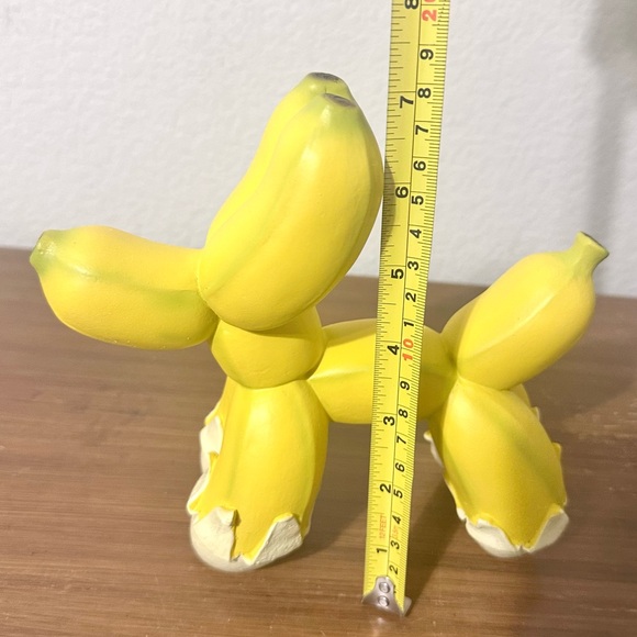 Yellow Banana Balloon Dog Figurine - Picture 6 of 6